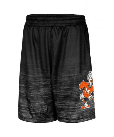 Men's Black Miami Hurricanes Broski Shorts $22.55 Shorts