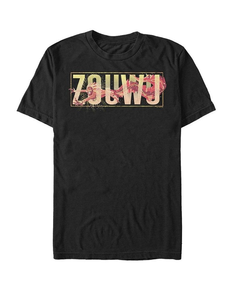 Men's Fantastic Beasts Zouwu Short Sleeve T-shirt Black $15.05 T-Shirts