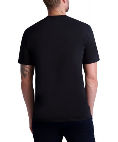 Men's Logo Short Sleeve Crew Neck T-shirt Black $30.36 T-Shirts