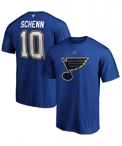 Men's Brayden Schenn Blue St. Louis Blues Authentic Stack Player Name and Number T-shirt $16.66 T-Shirts