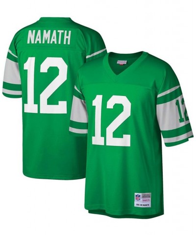 Men's Big and Tall Joe Namath Green New York Jets Retired Player Legacy Replica Jersey $54.40 Jersey