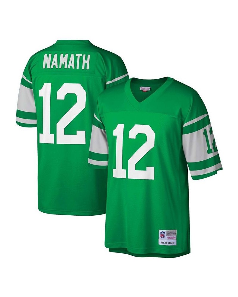 Men's Big and Tall Joe Namath Green New York Jets Retired Player Legacy Replica Jersey $54.40 Jersey