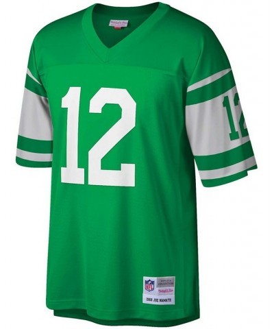 Men's Big and Tall Joe Namath Green New York Jets Retired Player Legacy Replica Jersey $54.40 Jersey