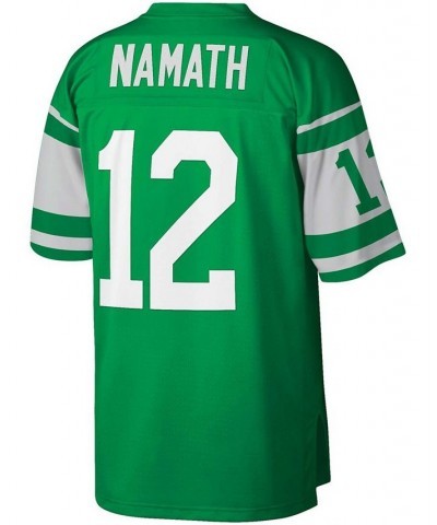 Men's Big and Tall Joe Namath Green New York Jets Retired Player Legacy Replica Jersey $54.40 Jersey