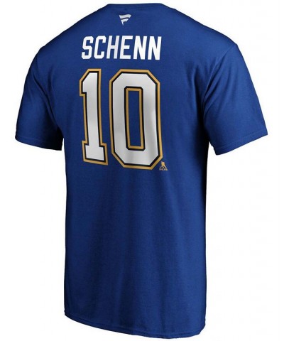 Men's Brayden Schenn Blue St. Louis Blues Authentic Stack Player Name and Number T-shirt $16.66 T-Shirts