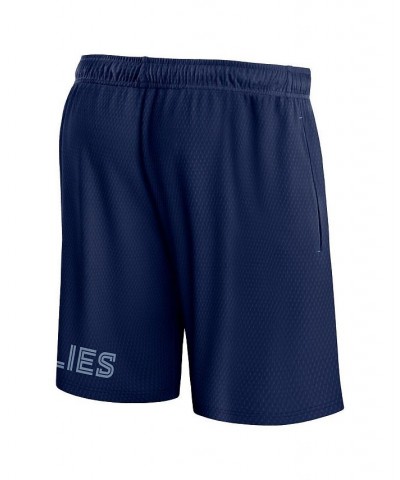 Men's Branded Navy Memphis Grizzlies Free Throw Mesh Shorts $23.00 Shorts