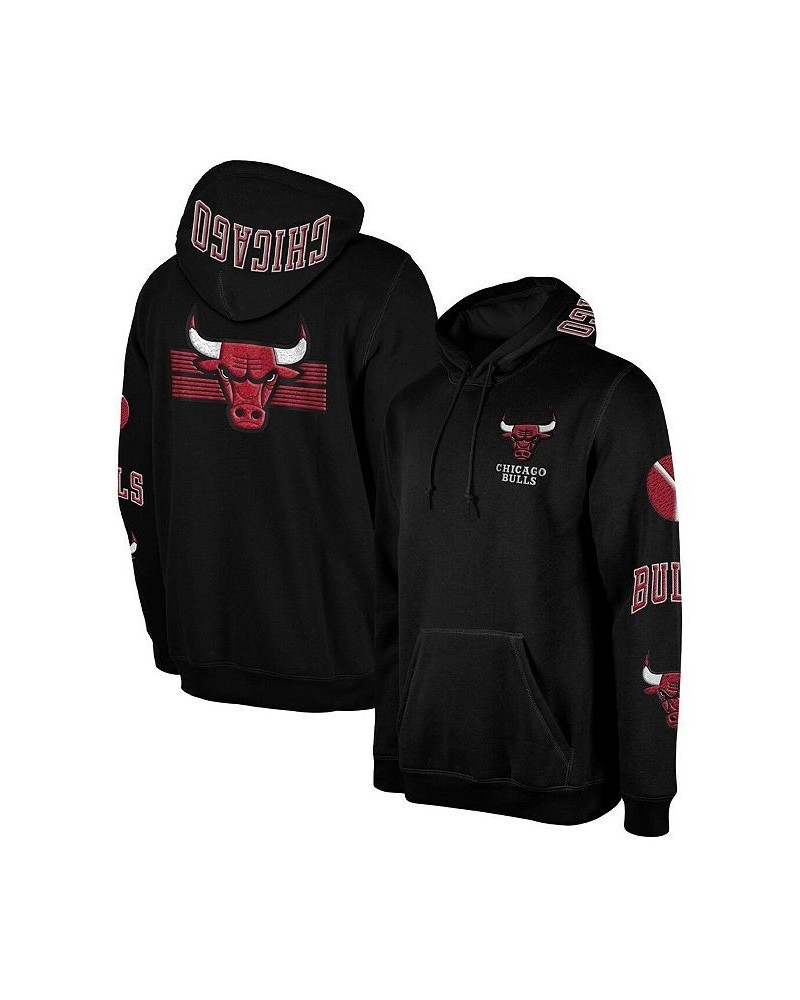 Men's Black Chicago Bulls 2022/23 City Edition Elite Pack Pullover Hoodie $66.15 Sweatshirt