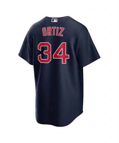 Men's David Ortiz Navy Boston Red Sox Alternate Replica Player Jersey $58.00 Jersey