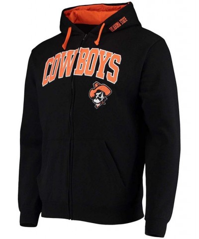 Men's Black Oklahoma State Cowboys Arch Logo 2.0 Full-Zip Hoodie $17.63 Sweatshirt