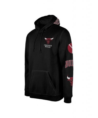 Men's Black Chicago Bulls 2022/23 City Edition Elite Pack Pullover Hoodie $66.15 Sweatshirt