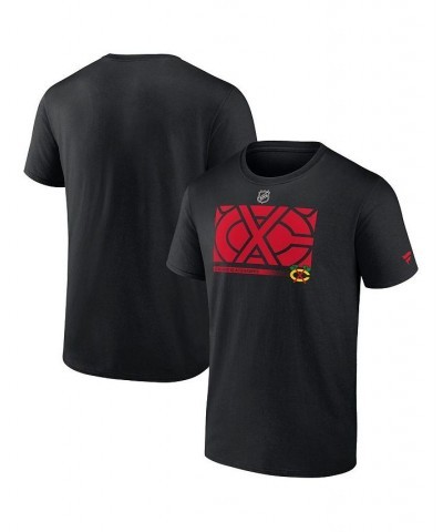 Men's Branded Black Chicago Blackhawks Authentic Pro Core Collection Secondary T-shirt $18.80 T-Shirts