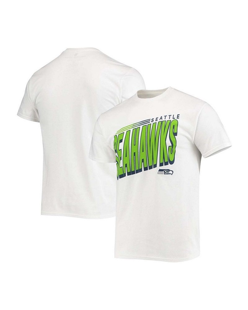 Men's White Seattle Seahawks Hail Mary T-shirt $23.19 T-Shirts