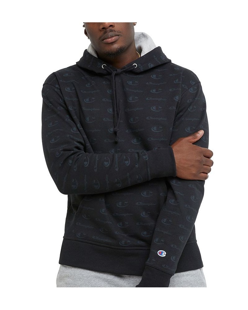 Men's Logo-Print Hoodie Black $28.60 Sweatshirt