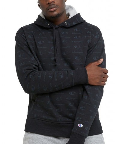 Men's Logo-Print Hoodie Black $28.60 Sweatshirt