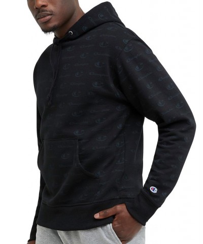 Men's Logo-Print Hoodie Black $28.60 Sweatshirt