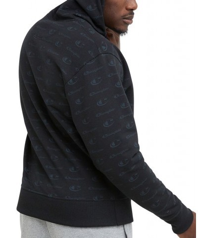 Men's Logo-Print Hoodie Black $28.60 Sweatshirt