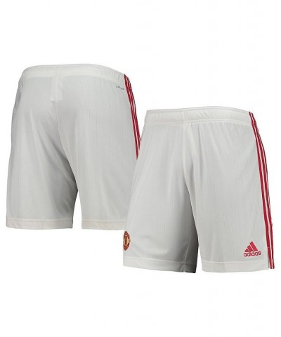 Men's White Manchester United Home Replica Aeroready Shorts $25.95 Shorts