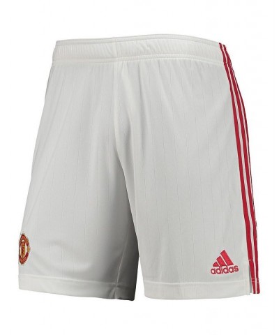 Men's White Manchester United Home Replica Aeroready Shorts $25.95 Shorts