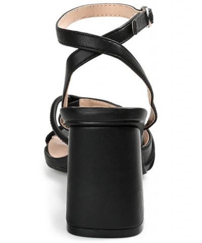 Women's Shillo Dress Sandals Black $38.95 Shoes