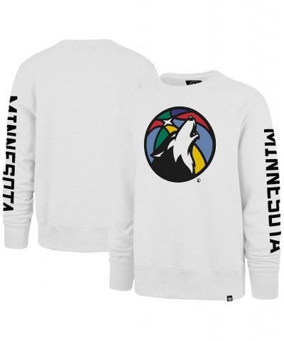 Men's White Minnesota Timberwolves 2022/23 City Edition Two-Peat Headline Pullover Sweatshirt $40.80 Sweatshirt