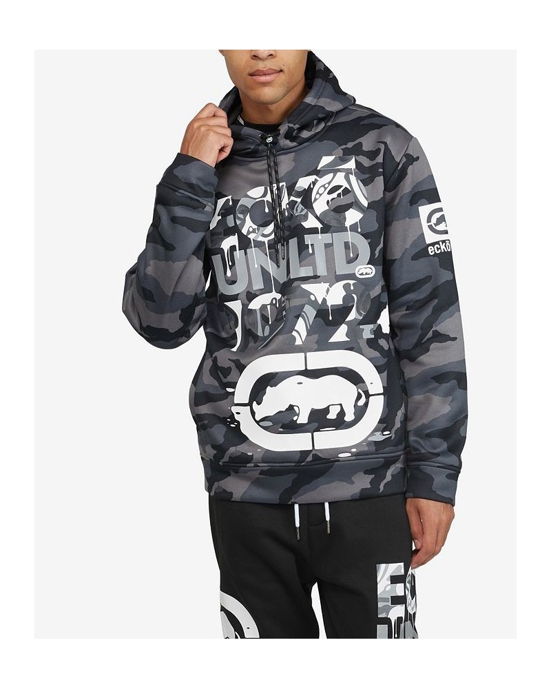 Men's Artwork Warfare Hoodie Black $30.60 Sweatshirt