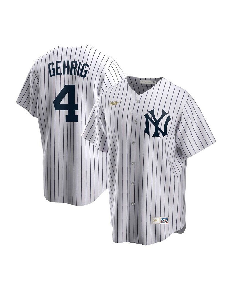 Men's Lou Gehrig White New York Yankees Home Cooperstown Collection Player Jersey $86.00 Jersey