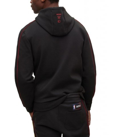 BOSS x NBA Men's Miami Heat Zip-Up Hoodie Black $48.44 Sweatshirt