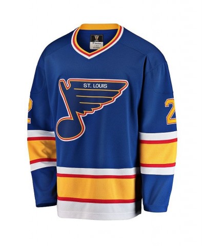 Men's Branded Al Macinnis Blue St. Louis Blues Premier Breakaway Retired Player Jersey $59.40 Jersey