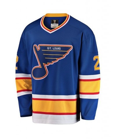 Men's Branded Al Macinnis Blue St. Louis Blues Premier Breakaway Retired Player Jersey $59.40 Jersey