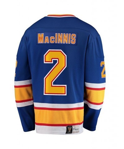 Men's Branded Al Macinnis Blue St. Louis Blues Premier Breakaway Retired Player Jersey $59.40 Jersey