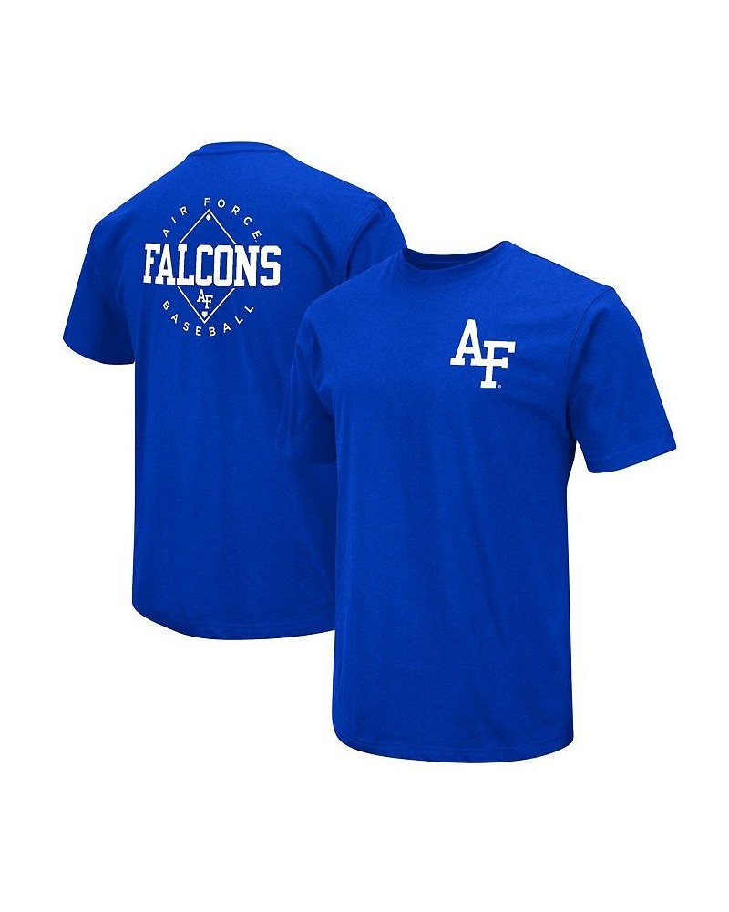 Men's Royal Air Force Falcons Baseball On-Deck 2-Hit T-shirt $19.60 T-Shirts