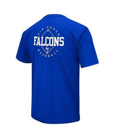 Men's Royal Air Force Falcons Baseball On-Deck 2-Hit T-shirt $19.60 T-Shirts