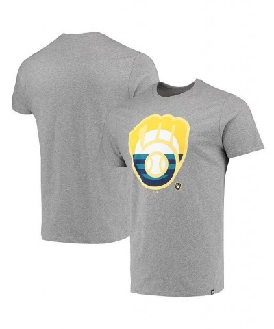 Men's Heathered Gray Milwaukee Brewers Regional Super Rival T-shirt $21.65 T-Shirts