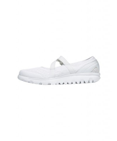 Women's Travelactive Mary Jane Sneaker White $30.00 Shoes