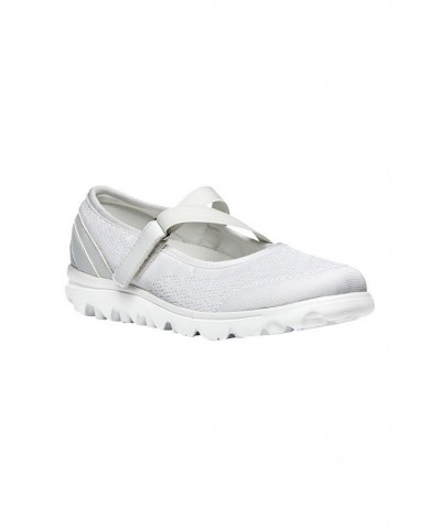 Women's Travelactive Mary Jane Sneaker White $30.00 Shoes