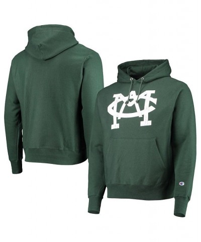 Men's Green Michigan State Spartans Vault Logo Reverse Weave Pullover Hoodie $44.65 Sweatshirt