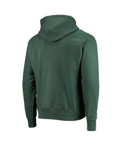 Men's Green Michigan State Spartans Vault Logo Reverse Weave Pullover Hoodie $44.65 Sweatshirt