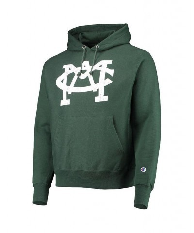 Men's Green Michigan State Spartans Vault Logo Reverse Weave Pullover Hoodie $44.65 Sweatshirt