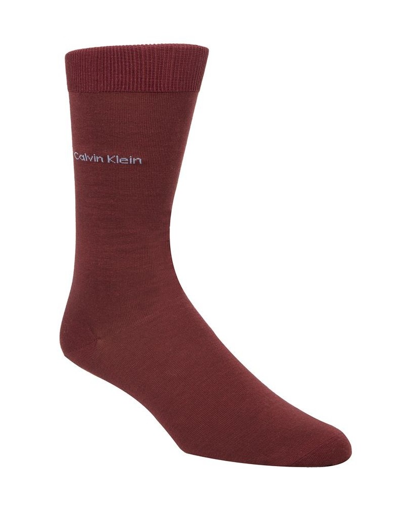 Men's Socks, Giza Cotton Flat Knit Crew PD06 $10.44 Socks