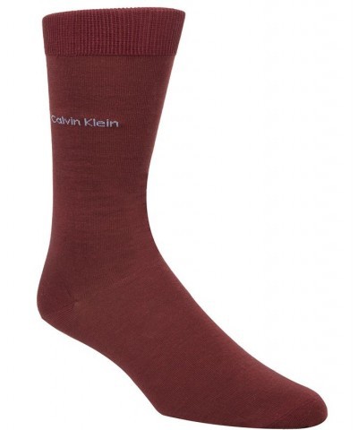 Men's Socks, Giza Cotton Flat Knit Crew PD06 $10.44 Socks