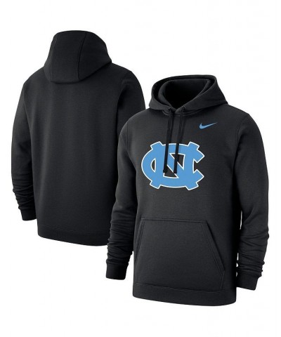 Men's Black North Carolina Tar Heels Logo Club Pullover Hoodie $42.50 Sweatshirt