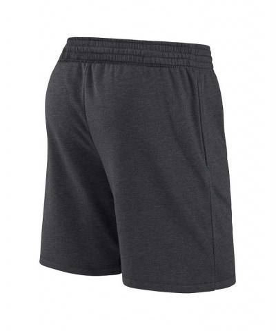 Men's Branded Heather Charcoal Miami Hurricanes Primary Logo Shorts $25.19 Shorts