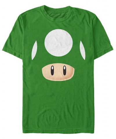 Nintendo Men's Super Mario 1 Up Mushroom Costume Short Sleeve T-Shirt Green $18.89 T-Shirts