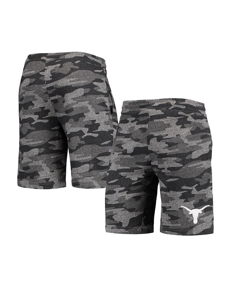 Men's Charcoal, Gray Texas Longhorns Camo Backup Terry Jam Lounge Shorts $21.00 Shorts