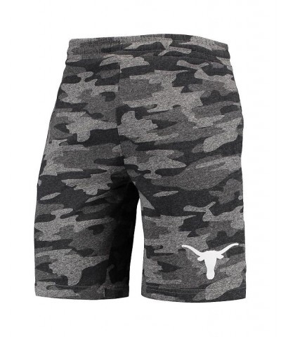 Men's Charcoal, Gray Texas Longhorns Camo Backup Terry Jam Lounge Shorts $21.00 Shorts