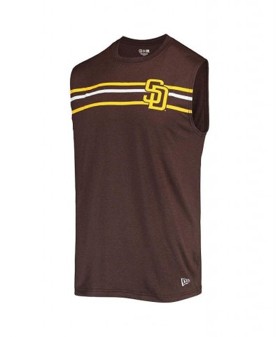 Men's Brown San Diego Padres Muscle Tank Top $26.54 T-Shirts