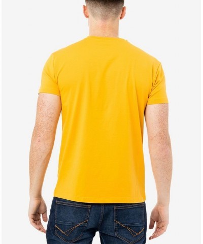 Men's Basic Henley Neck Short Sleeve T-shirt PD04 $17.39 T-Shirts