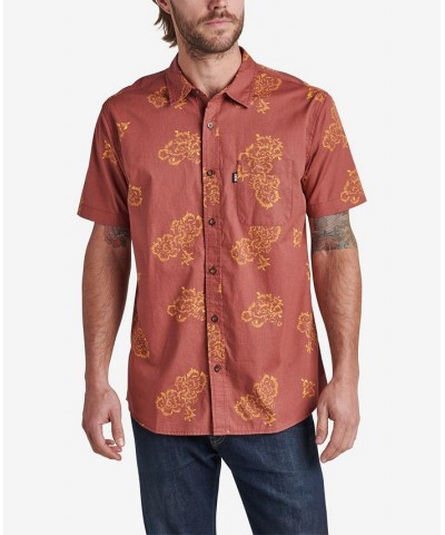 Men's Forge Short Sleeve Shirt Brown $20.49 Shirts