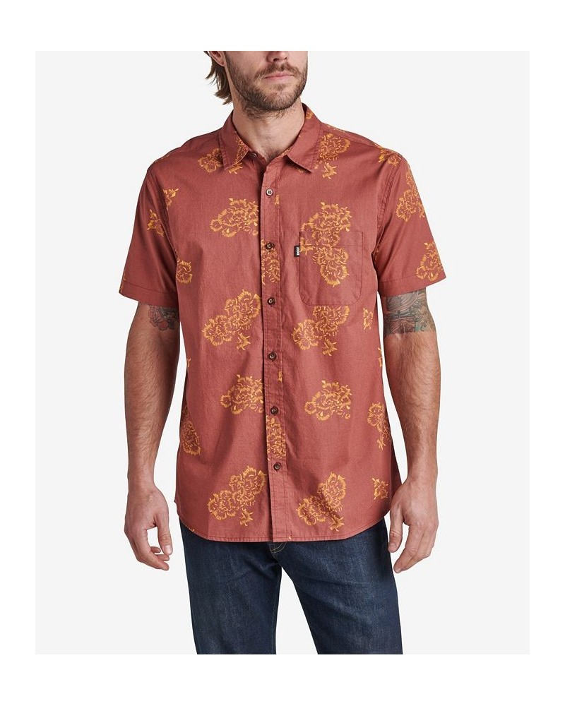 Men's Forge Short Sleeve Shirt Brown $20.49 Shirts