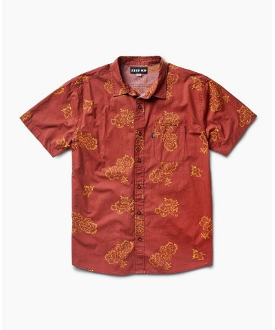 Men's Forge Short Sleeve Shirt Brown $20.49 Shirts